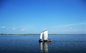 Nature, Rivers, Boat, Sail, Scientists HD wallpaper