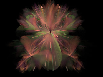 Pink and green fuzzy , pink, fractals, green, fuzzy, fractal HD wallpaper