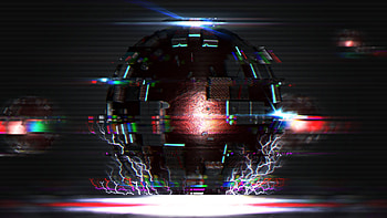 Glitch , Artistic distortions, Digital anomalies, Futuristic visuals HD wallpaper