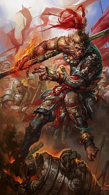 Monkey King, Superhero HD phone wallpaper