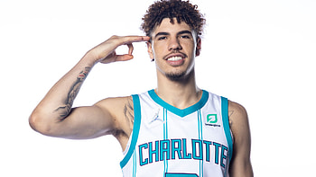 Charlotte Hornets LaMelo Ball In White Background Sports HD wallpaper