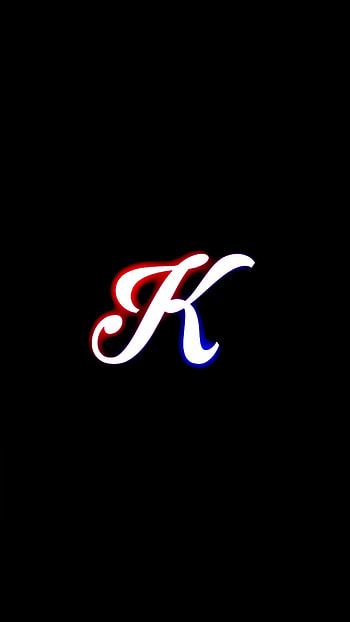 K, electric blue, symbol, name, logo HD phone wallpaper