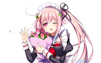 Cute, anime girl, harusame, kancolle HD wallpaper