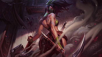 Akali The Rogue Assassin, artist, artwork, digital-art, artstation HD wallpaper