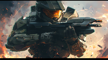 Halo Warrior, video game, Halo HD wallpaper