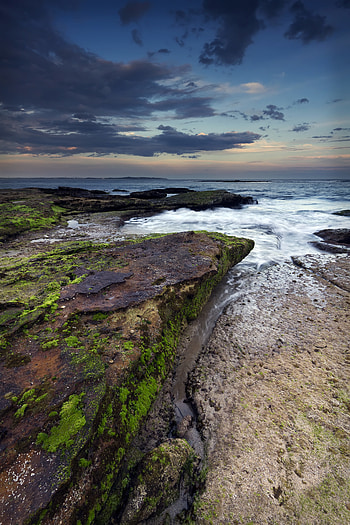 Nature, Sunset, Sky, Sea, Rock, Stone HD phone wallpaper