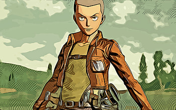 Connie Springer, , vector art, Attack on Titan, protagonist, Koni Supuringa, Shingeki no Kyojin, Attack on Titan characters, manga, Connie Springer Attack on Titan HD wallpaper