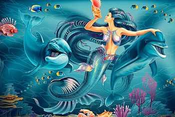 Fantasy mermaid , Enchanting and mystical HD wallpaper
