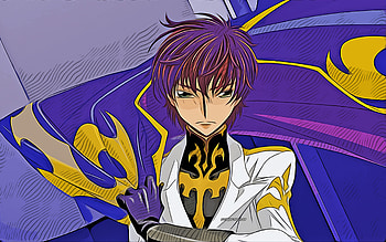 Suzaku Kururugi, Code Geass, , vector art, Suzaku Kururugi drawing, creative art, Suzaku Kururugi art, vector drawing, japanese manga, anime characters, Code Geass characters, Kururugi Suzaku HD wallpaper