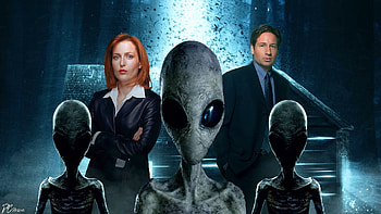 Dana Scully, Tv Show, The X Files, David Duchovny, Extraterrestrial, Fox Mulder, Gillian Anderson HD wallpaper