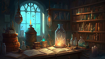Concept Art: A Magical Classroom 1, Hogwarts Legacy, fantasy, Harry Potter HD wallpaper