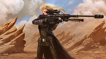 Juggernaut Wars , juggernaut-wars, fantasy-girls, games, sniper, gun HD wallpaper