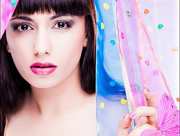 Pretty face, sexy, model, girl, beauty, beautiful face, lovely face, pretty, seductive, lovely, female HD wallpaper