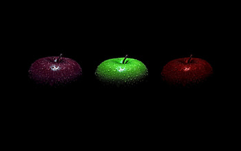 Apples with water drops, Digital art, Refreshing and juicy, Artistic masterpiece HD wallpaper