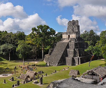 Tikal temple II, Guatemala travel HD wallpaper