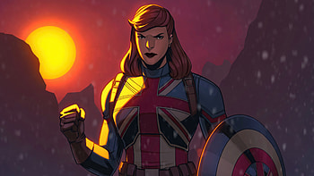 Captain Carter Sketch Art, peggy-carter, what-if, tv-shows, animated-shows, marvel, artstation HD wallpaper
