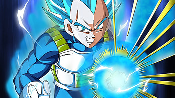Blue power, dragon ball super, vegeta HD wallpaper