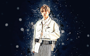 Jaehyun, , blue neon lights, K-pop, South Korean singer, NCT, Jeong Yun-o, South Korean celebrity, Jaehyun HD wallpaper