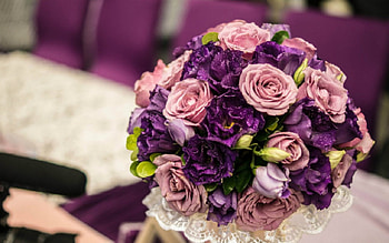 Beautiful bouquet, bouquet, roses, petals, flower HD wallpaper