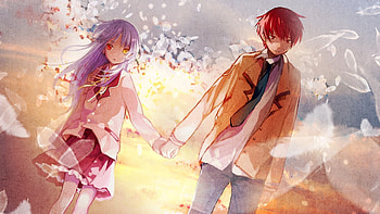 Angel Beats!, Otonashi Yuzuru, Tachibana Kanade, Goodfon HD wallpaper