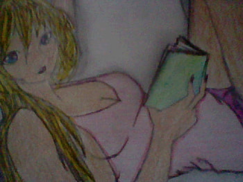 for clover, girl, anime, reading, pretty HD wallpaper