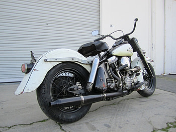 Old Skool Panhead, motorcycle, bike, panhead, harley HD wallpaper
