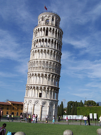Leaning tower of Pisa, Iconic landmark HD phone wallpaper