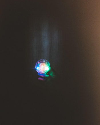 Dark, Hand, Ball, Glow HD phone wallpaper