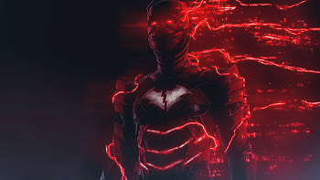 Batman The Red Death, batman, superheroes, artwork HD wallpaper