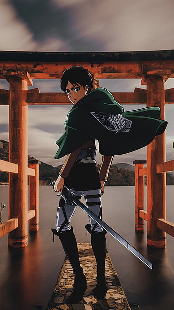 Eren Yeager, Eren Yeager, Anime, Attack on Titan HD phone wallpaper