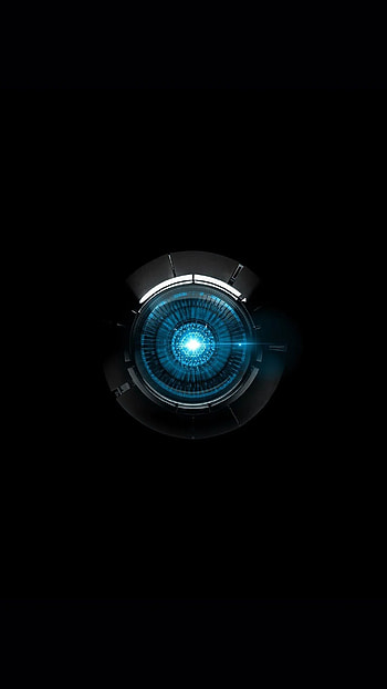 Neon Arc Reactor, Iron Man Jarvis HD phone wallpaper