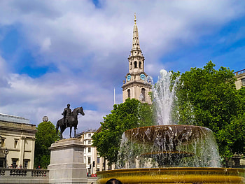 Trafalgar Square memories, Erasmus experience, London landmark, Street graphy HD wallpaper