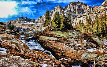 Yosemite National Park, summer, waterfalls, mountains, cliffs, California, America, USA, beautiful nature, R HD wallpaper