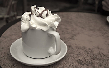 Whipped cream delight, Fluffy and creamy, Tempting topping, Indulgent delight HD wallpaper