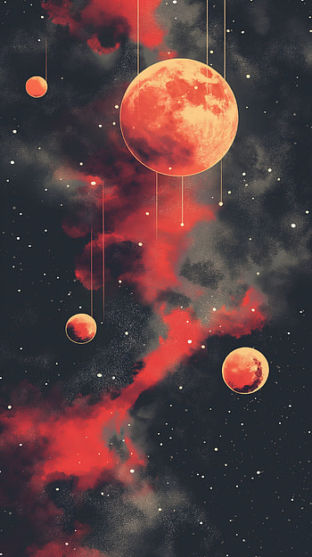 Galactic Planets Mobile, galaxy, space, planet HD phone wallpaper