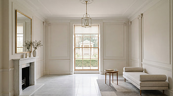 Clean Minimal Interior —, Living Room, Sofa, Window HD wallpaper