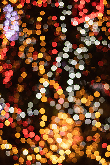 Abstract, Lights, Glare, Circles, Multicolored, Motley, Bokeh, Boquet HD phone wallpaper