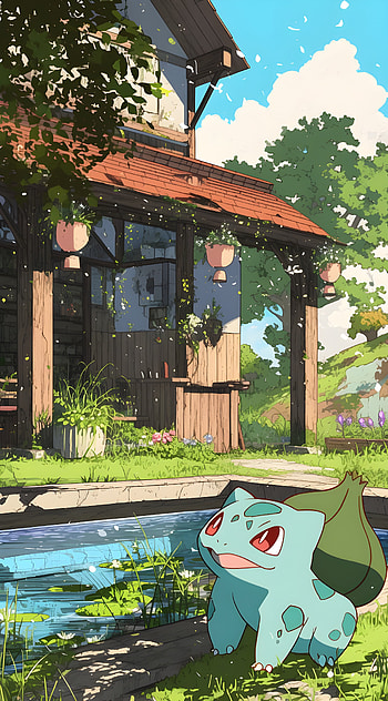 Bulbasaur 32-Bit Pixel Art – Retro Pokémon House, pixel art, Bulbasaur (Pokémon), Pokemon HD phone wallpaper