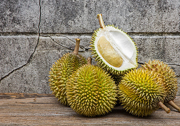 Mouth-watering durian , High-quality , Delicious food, Vibrant HD wallpaper