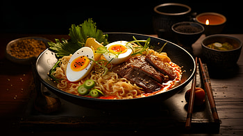 Food Ramen, food, ramen HD wallpaper