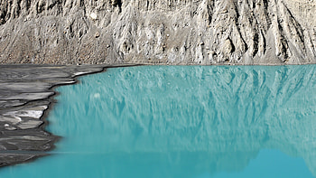 Glacial lake, lake, nature HD wallpaper