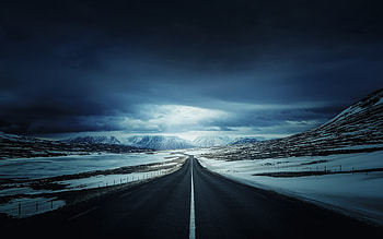 Icelands Ring Road, road, graphy HD wallpaper