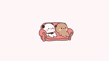 Sofa Snuggle — Milk & Mocha Bears | HD wallpaper