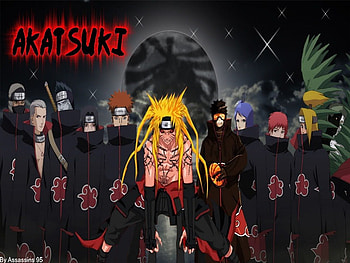 akatsuki, akatsuki clan, naruto HD wallpaper