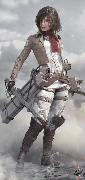 Mikasa Ackerman, Mikasa Ackerman, Anime, Attack on Titan HD phone wallpaper