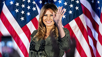 Melania Trump, Escape from White House, Donald's wife, Impatient to leave HD wallpaper