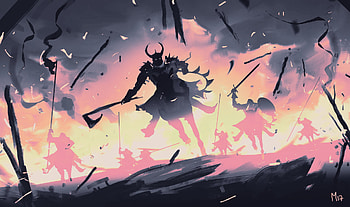 dominik-mayer-1, Digital Art, Digital Painting, Illustration, Artwork, Landscape HD wallpaper