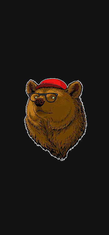Cool bear , Stylish design, XR, Trendy look HD phone wallpaper