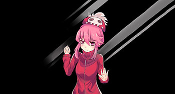 Anime girl, minimal, Nonon Jakuzure, Kill la Kill HD wallpaper