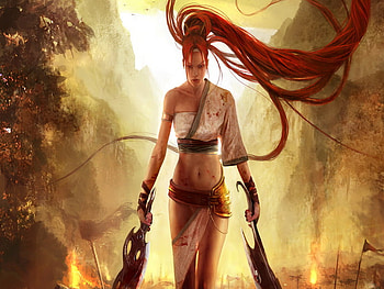 nariko with heavenly swords big, other, girls, anime HD wallpaper